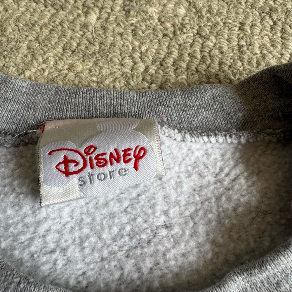 Vintage Disney Character Spellout Logo Crewneck Pullover Sweatshirt - Picture 3 of 5